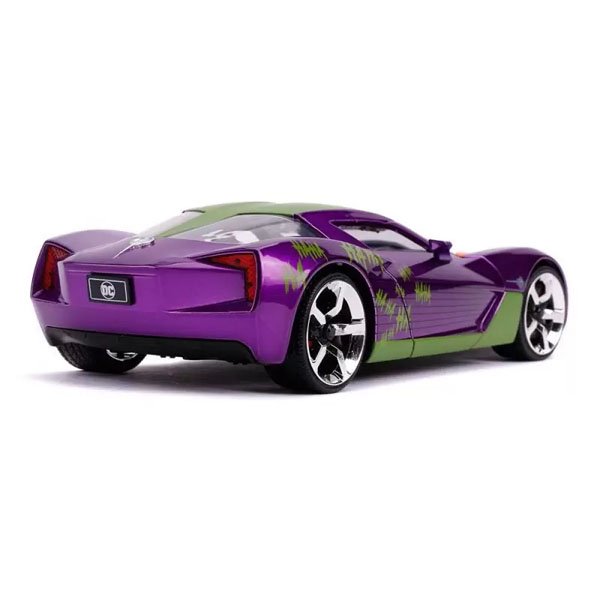 Miniatura Corvette Stingray 2009 com Boneco Coringa 1/24 - Jada Toys