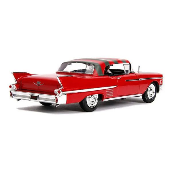Miniatura 1958 Cadillac Series 62 com Boneco Freddy Krueger 1/24 - Jada Toys