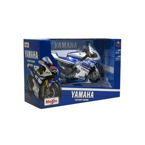 Miniatura Moto Yamaha YZR-M1 N11 2012 Factory Racing 1:10 - Maisto