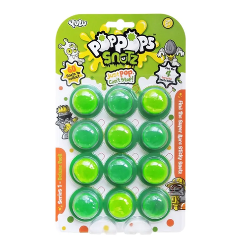 Poppops Snotz Monster Slime 12 Cápsulas Pops - Multikids