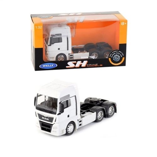 Miniatura Caminhão MAN TGX Branco SH Models 1:32 - Welly