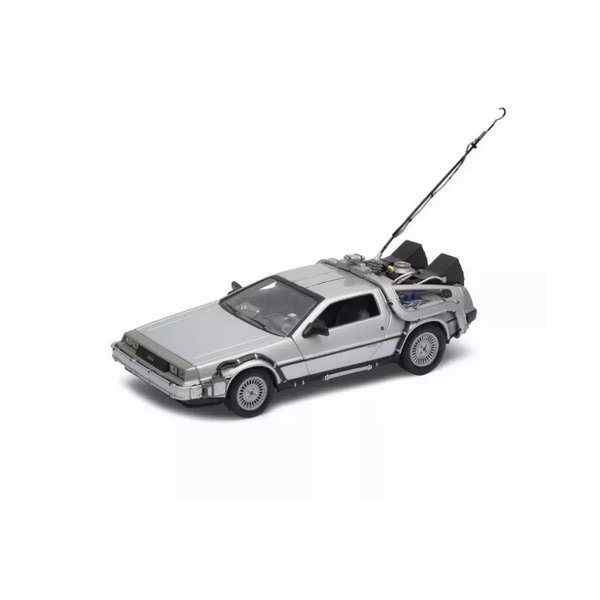 Miniatura Carro DeLorean Time Machine 'Back To The Future 1' 1:24 - Welly