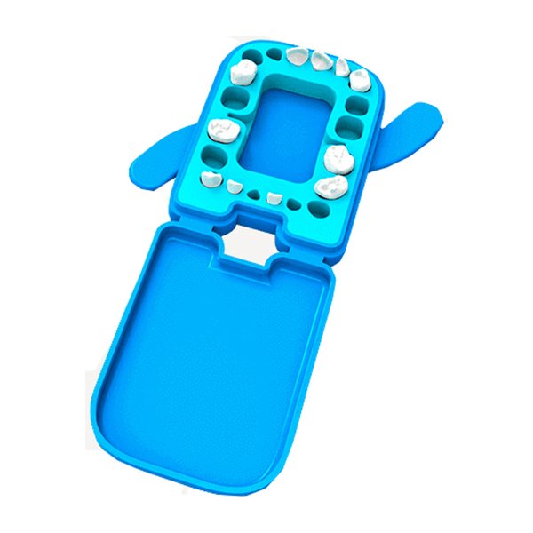 Porta-Dentes de Leite Dental Friends - Angelus - Azul