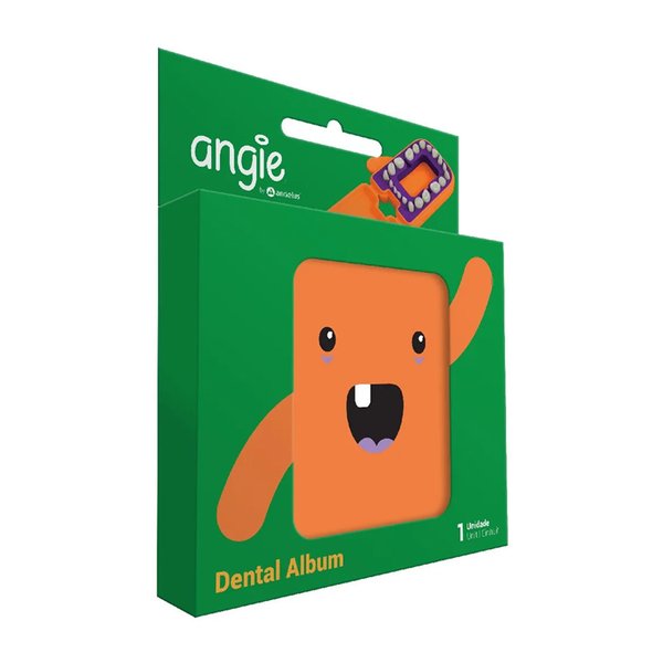 Porta-Dentes de Leite Dental Friends - Angelus - Laranja