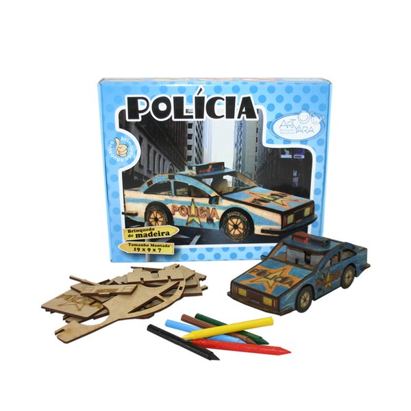 Quebra-Cabeça 3D Coleção S.O.S. Polícia - Artyara
