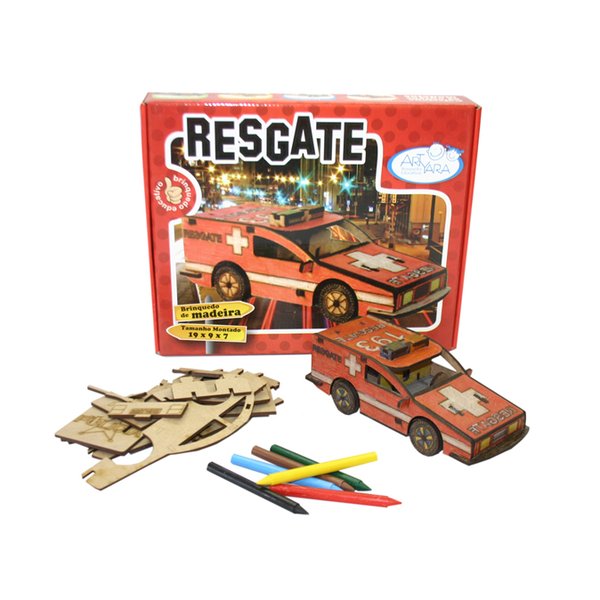 Quebra-Cabeça 3D Coleção S.O.S. Resgate - Artyara