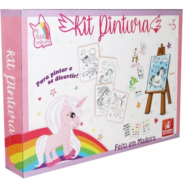 Kit Pintura Meu Pequeno Unicórnio - Brincadeira de Criança