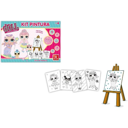 Kit Pintura Collection Fashion Doll - Brincadeira de Criança
