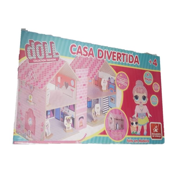 Casa Divertida Doll 67 Peças- Brincadeira de Criança