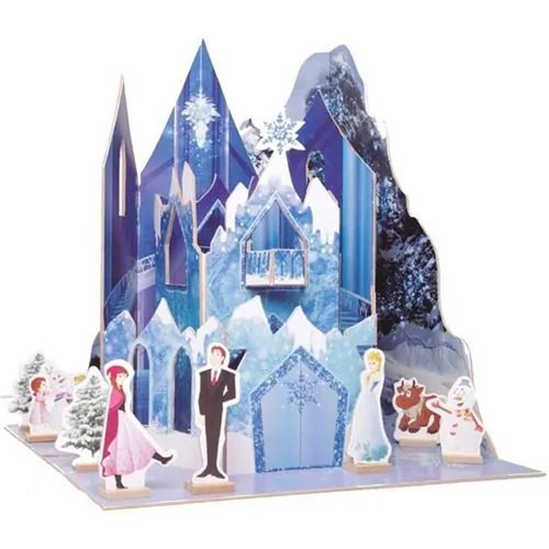 Castelo Princesa do Gelo 56 Peças- Brincadeira de Criança