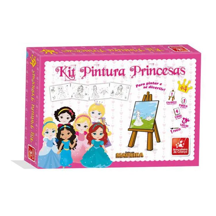Kit Pintura Princesas Baby - Brincadeira de Criança