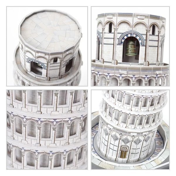 Quebra cabeça 3D Torre de Pisa 27 Peças - CubicFun