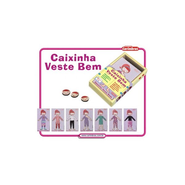 Caixinha Veste Bem - Carimbras