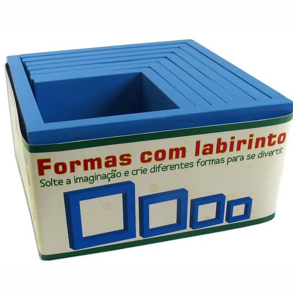 Formas Com Labirinto - Carimbras