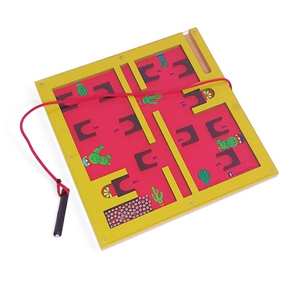 Brinquedo Educativo Magneto Quantidades  Madeira - Carimbras