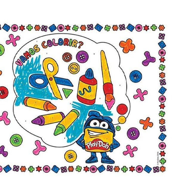 Play Doh Colorindo Com Números E Decore Com Adesivos - Fun
