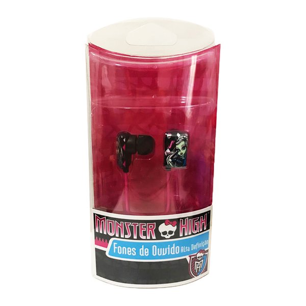 Fone de Ouvido Monster High Retangular - Multilaser