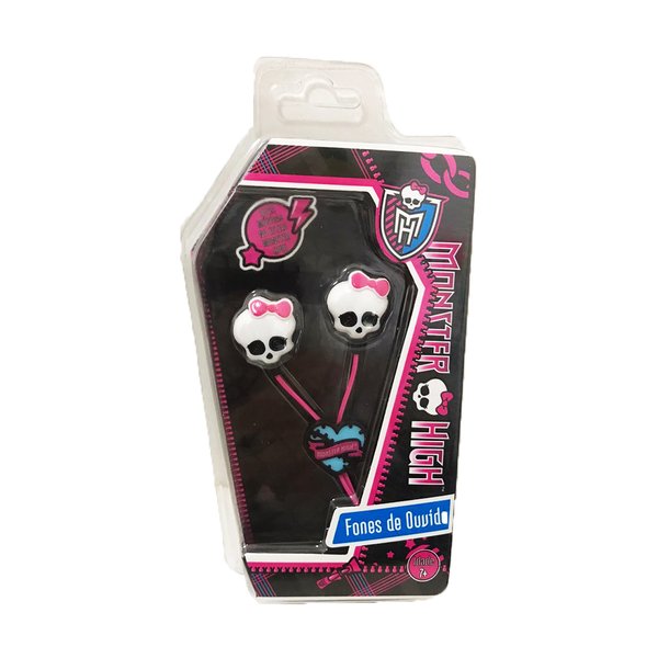 Fone de Ouvido Monster High Skull - Multilaser