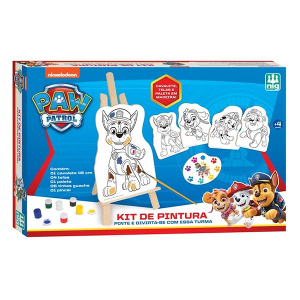 Kit de Pintura Patrulha Canina - Nig Brinquedos