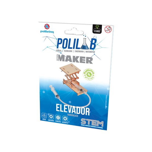 Brinquedo Elevador Hidráulico Polilab Maker - Polibrinq