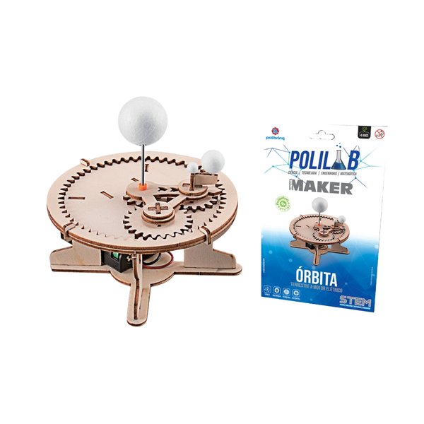 Brinquedo Órbita Terrestre Motor Elétrico Maker - Polibrinq