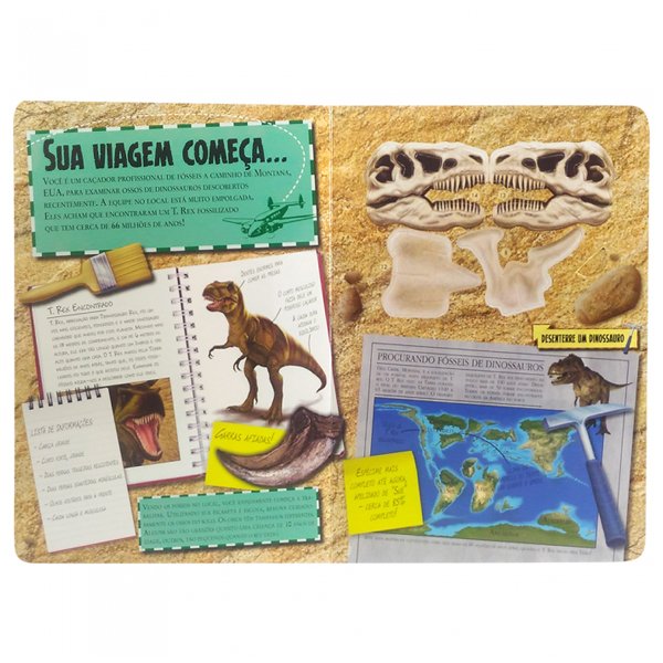 Livro Desenterre um Dinossauro: T-Rex - Todolivro