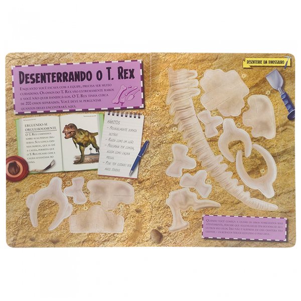 Livro Desenterre um Dinossauro: T-Rex - Todolivro