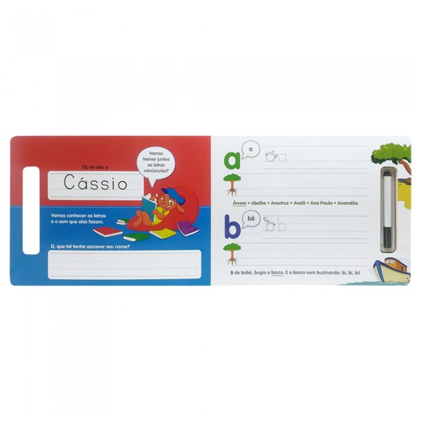 Livro Escolinha Escreva e Apague II Letras Minúsculas - Todolivro