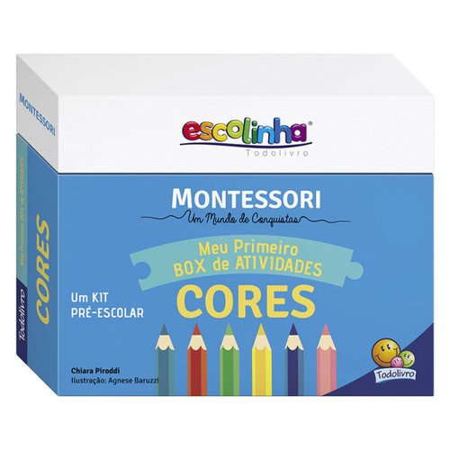 Meu Primeiro Box de Atividades Escolinha Montessori Cores - Todolivro
