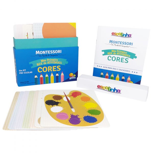 Meu Primeiro Box de Atividades Escolinha Montessori Cores - Todolivro
