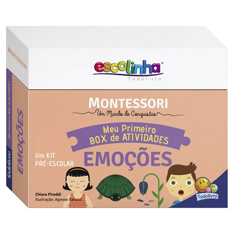 Meu Primeiro Box de Atividades Escolinha Montessori Emoções - Todolivro