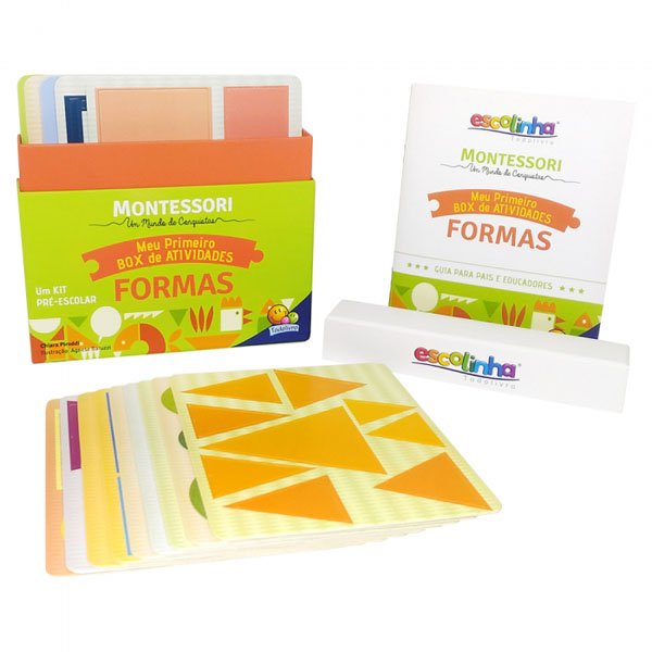 Meu Primeiro Box de Atividades Escolinha Montessori Formas - Todolivro