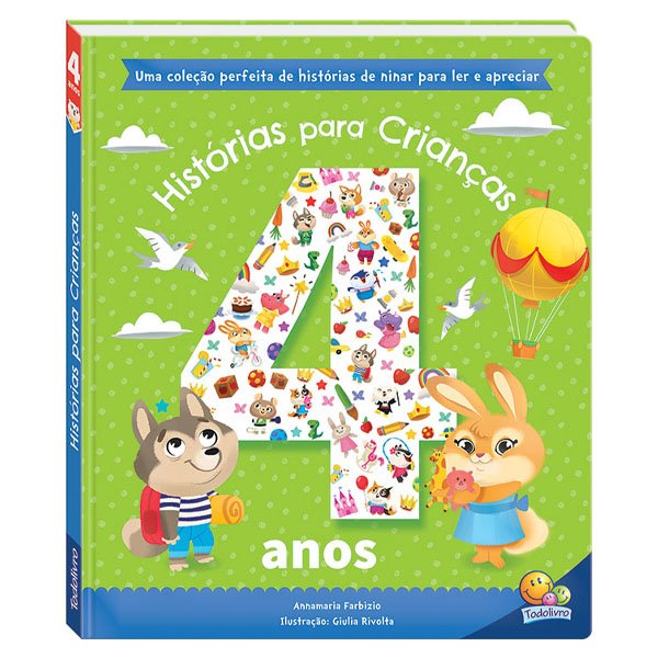 Livro Histórias para Crianças de 4 Anos - Todolivro