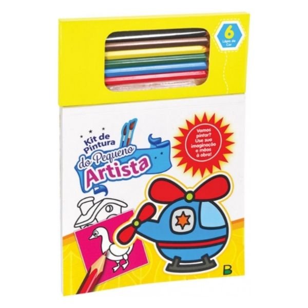 Kit de Pintura do Pequeno Artista: Amarelo - Todolivro