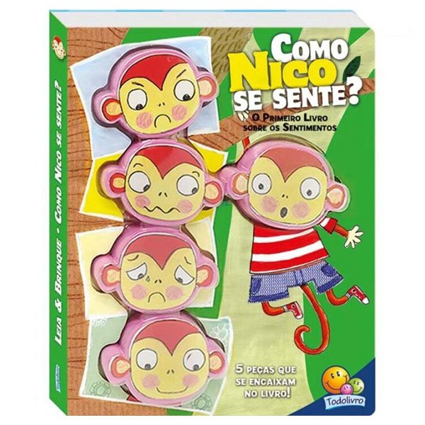 Livro Leia e Brinque: Como Nico se Sente - Todolivro