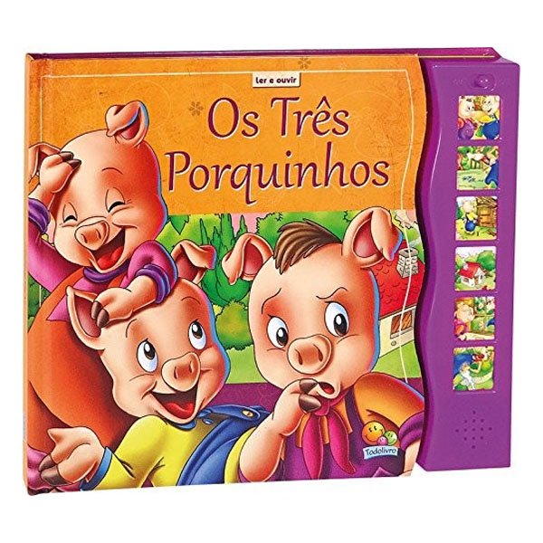 Livro Ler e Ouvir: Os Três Porquinhos - Todolivro