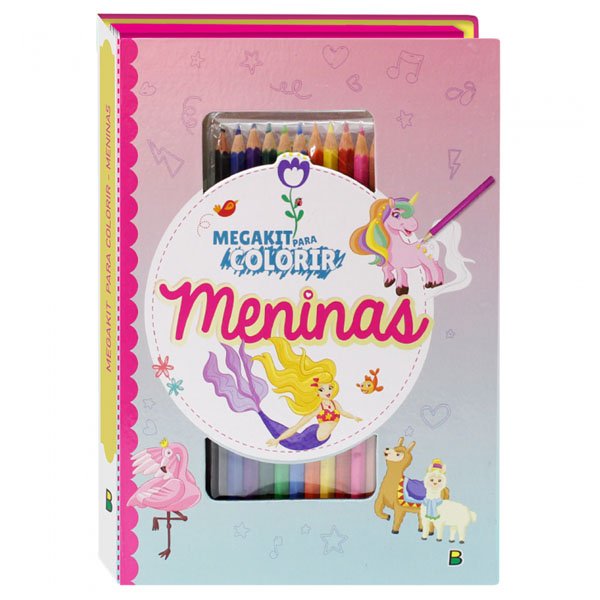 Megakit para Colorir: Meninas - Todolivro