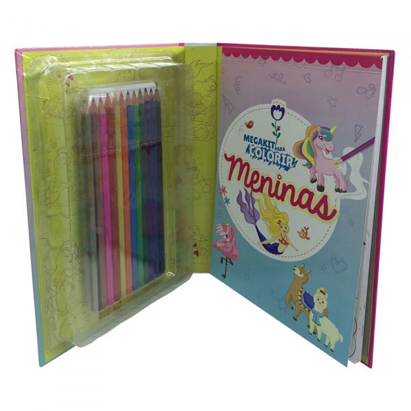 Megakit para Colorir: Meninas - Todolivro