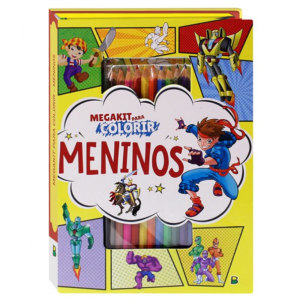 Megakit para Colorir: Meninos - Todolivro