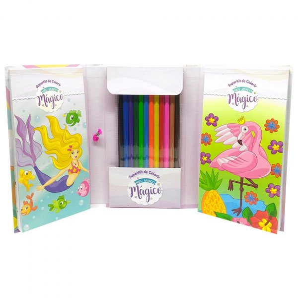 Superkit de Colorir: Meu Mundo Mágico - Todolivro