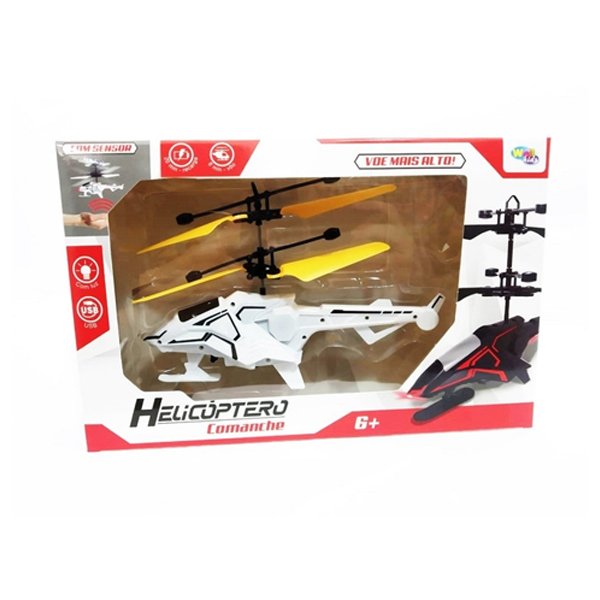 Mini Helicóptero Drone com Sensor - Wellmix