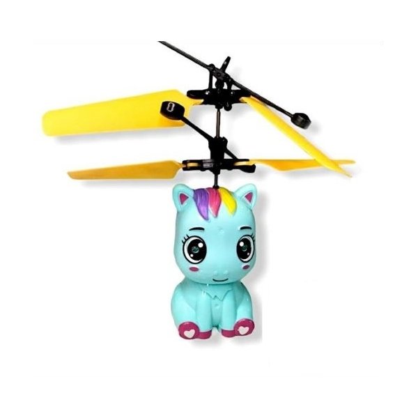 Mini Helicóptero com Sensor Flying Pônei - Wellmix