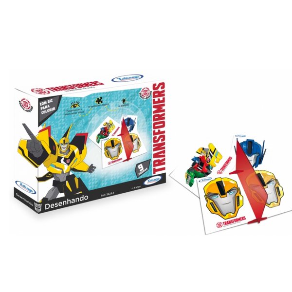 Desenhando Com Transformers 9 Figuras - Xalingo