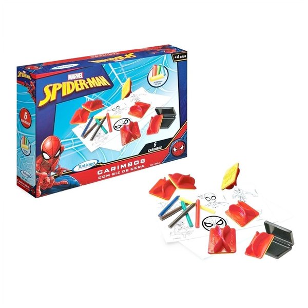 Carimbos Educativos Spider Man Ultimate - Xalingo