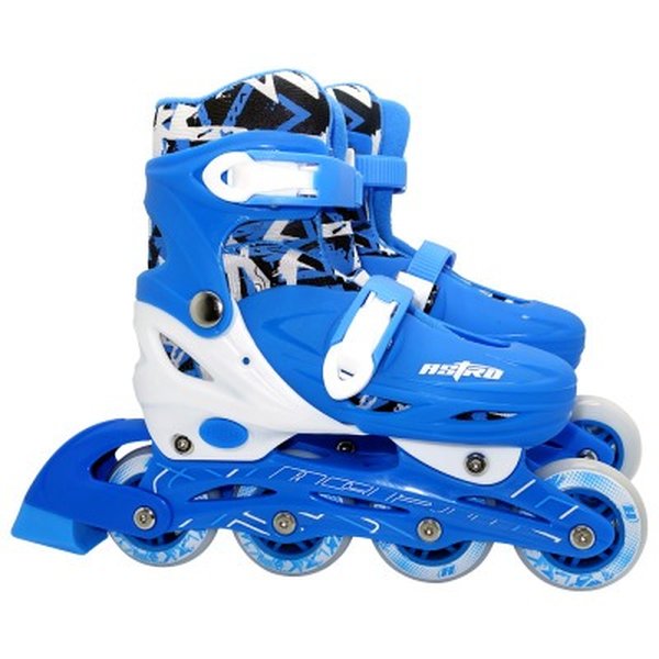 Patins Infantil In Line 39 ao 42 - Astro Toys - Azul