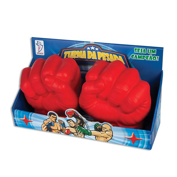 Luva De Boxe Infantil Turma Da Pesada - Fênix - Vermelho