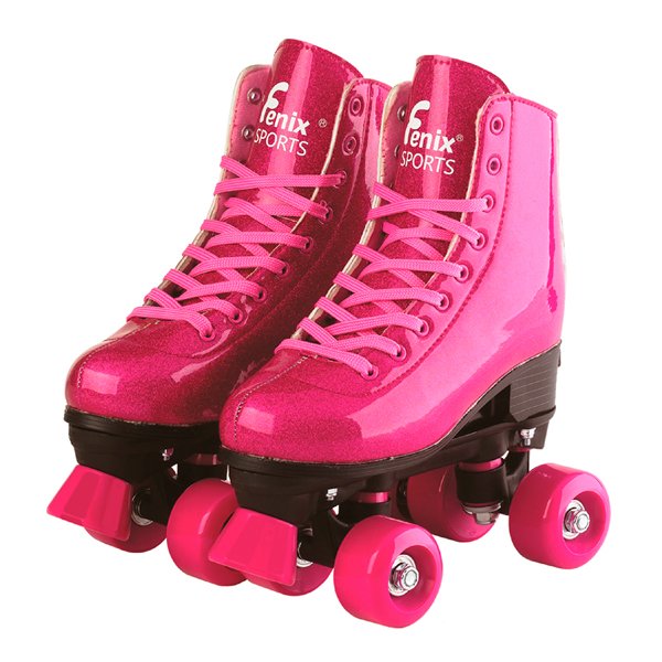 Patins 04 Rodas Brilhante Ajustável - Fênix - 31 a 34