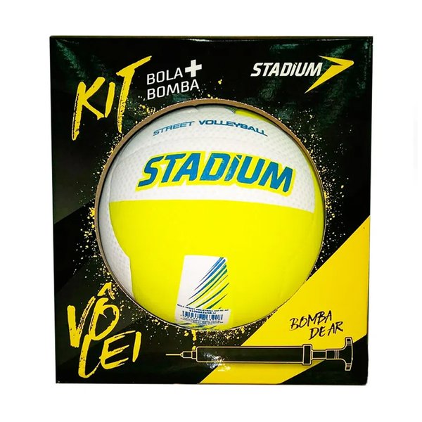 Bola de Vôlei E Bomba Profissional Stadium Matrix - Stadium
