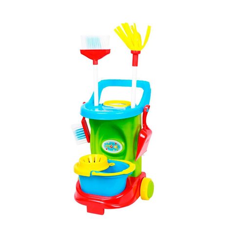 Carrinho De Limpeza Infantil Cleaning Trolley Color - Maral