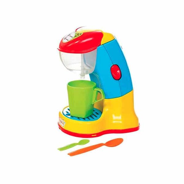 Cafeteira Expresso Infantil Colorida 13 Peças - Maral